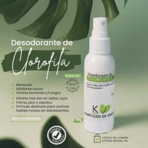 Desodorante de Clorofila