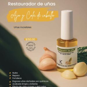Restaurador de uñas Ajo y Cola de caballo