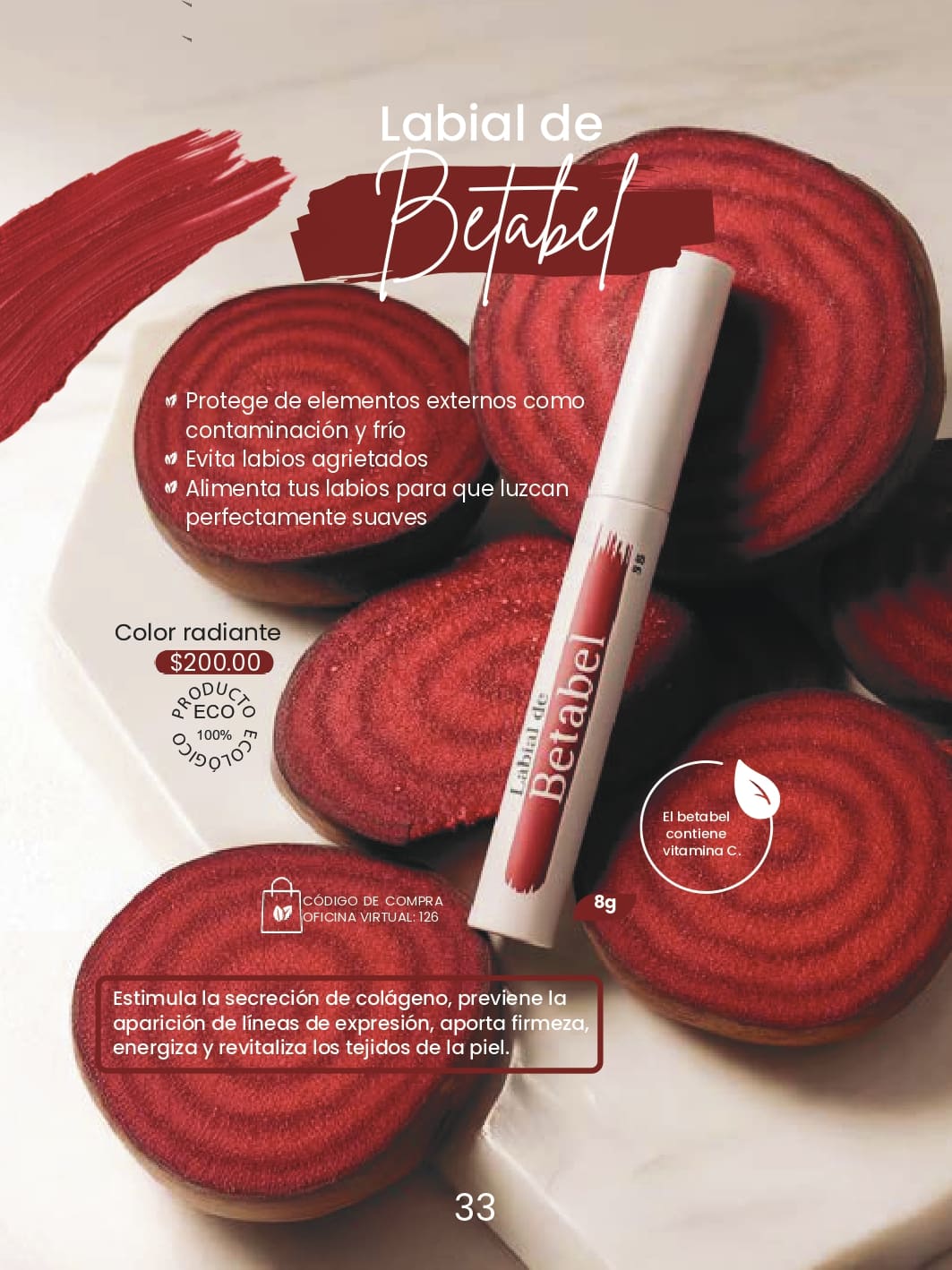Labial de Betabel