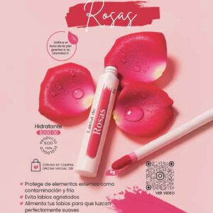 Labial de Pétalos de Rosa
